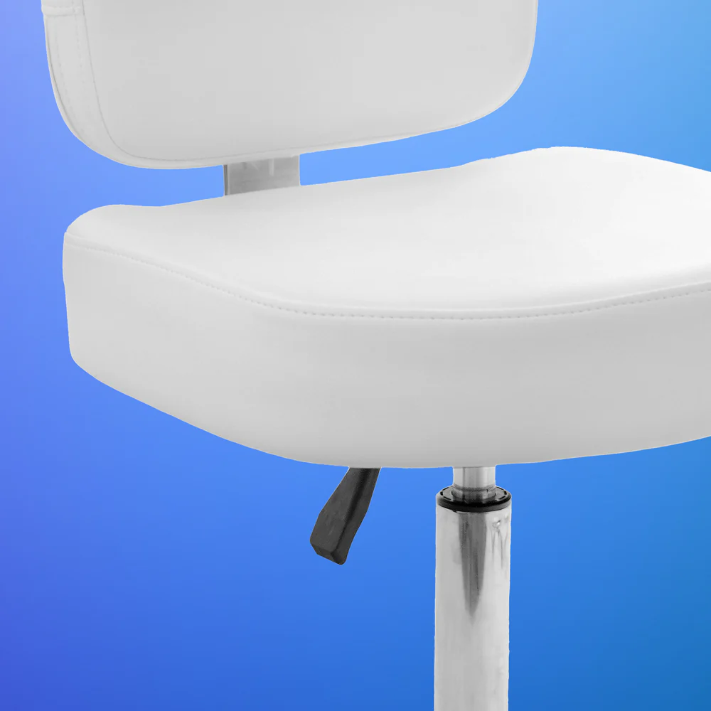 Ergonomic height adjustment stool feature