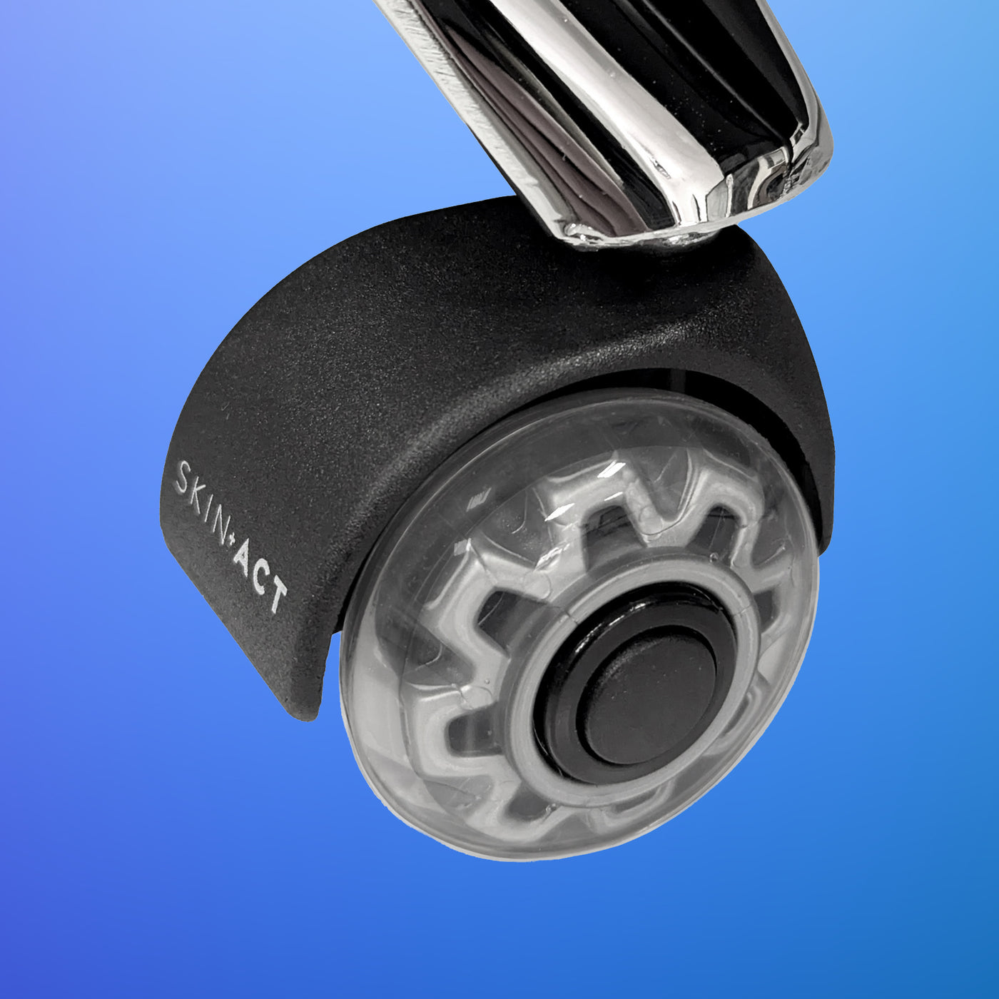 Smooth-rolling durable rubber casters
